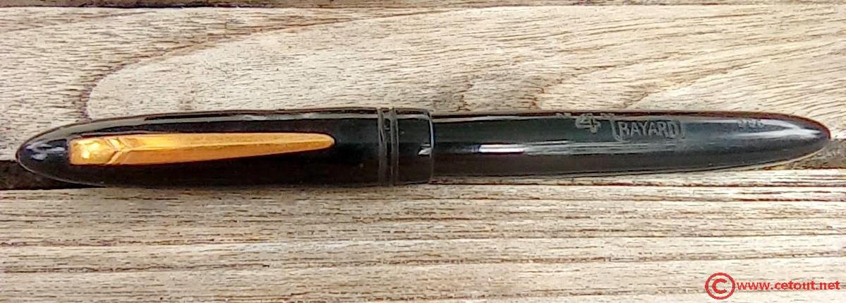 Stylo Plume Ancien Bayard - Plume Or 18 Carats - Modèle #B34 - Longueur 13 Cm - À Restaurer